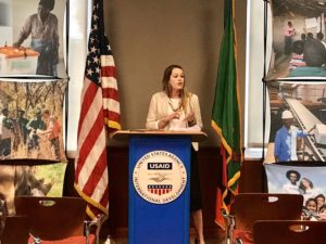USAID Public Speaker 2018, Lindsay K. Saunders